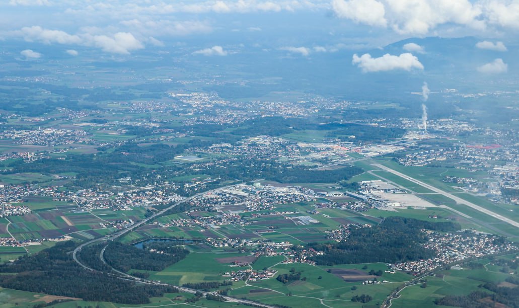 Birds Eye View Of City