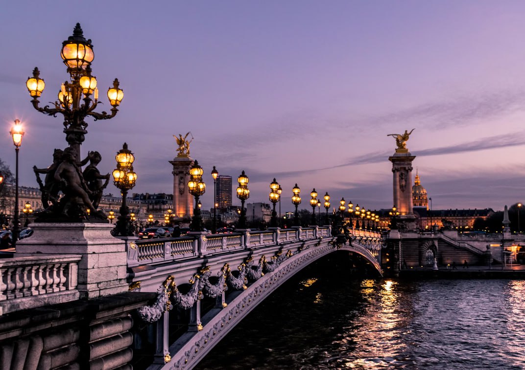 Bridge During Night Time