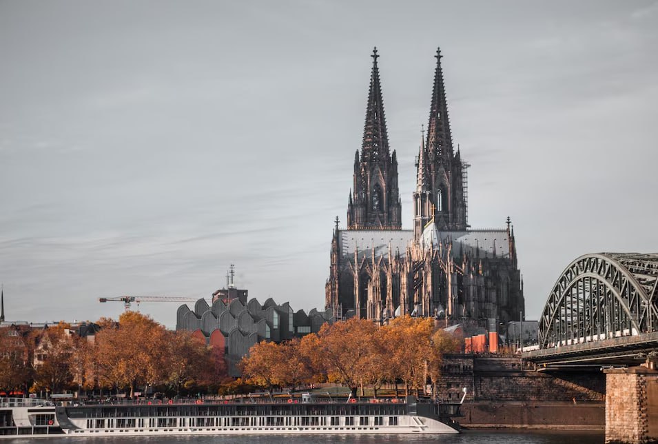 Gothic Cathedral With Two Towers