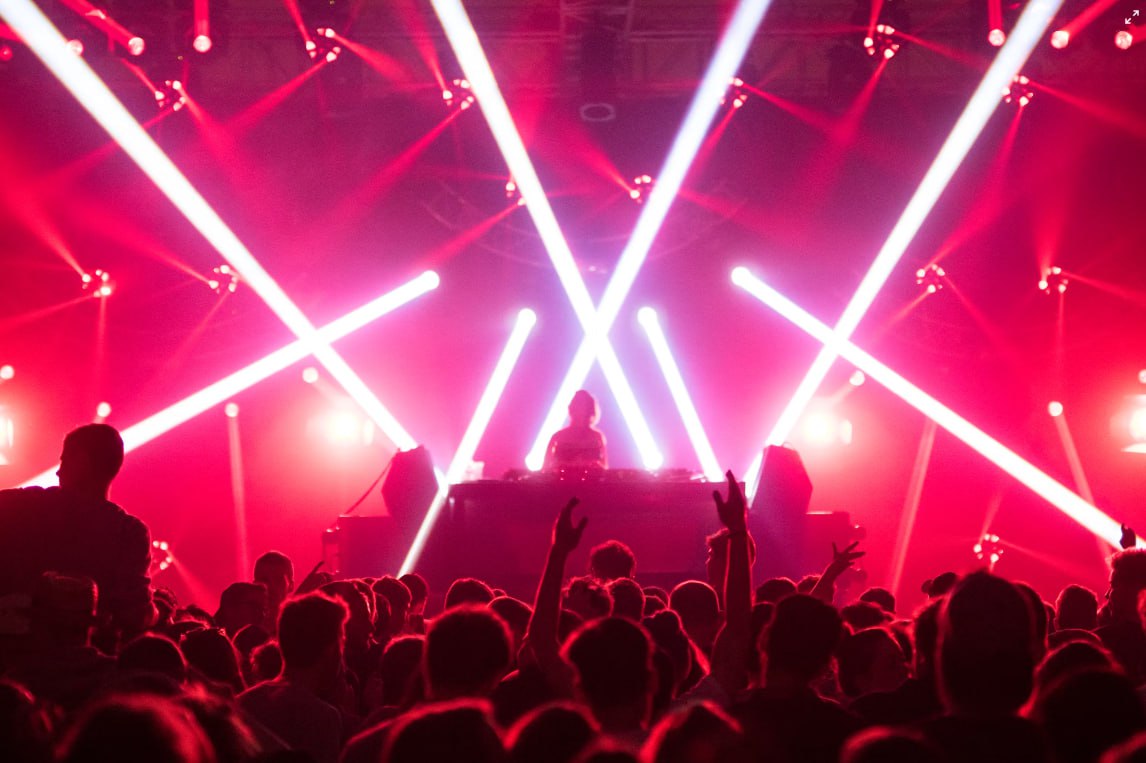 Group Of People Enjoying Concert