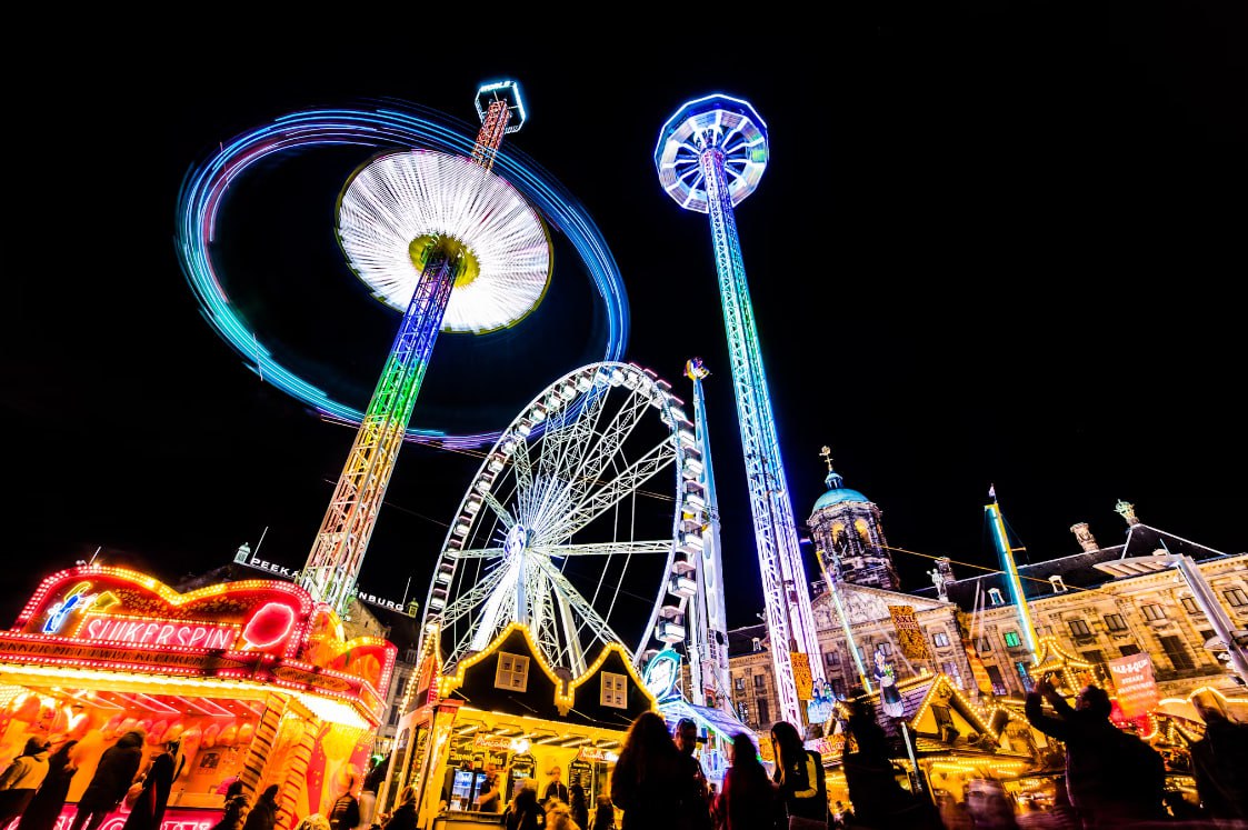 Lighted Carnaval During Nighttime