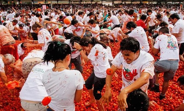 people_throwing_tomatoes_at_the_party